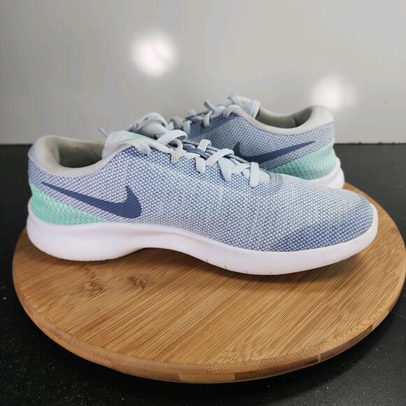 Women's Nike Flex Experience 7 Sz 10 009919 Blue Mesh Running Training Sneakers - Picture 4 of 8